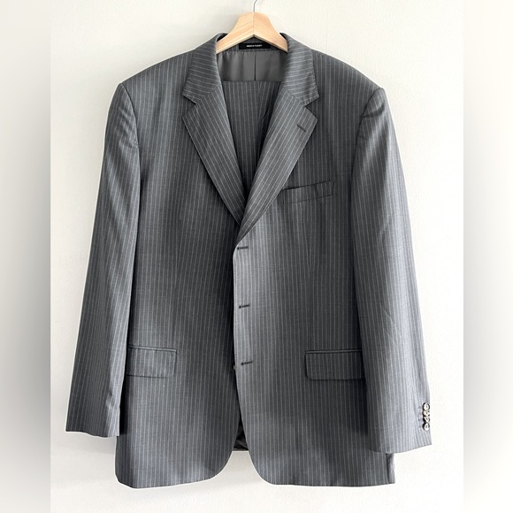 Hugo Boss Other - Elegant Hugo Boss Pin Stipe 2 Piece Suit -Super 130 - 100% Wool